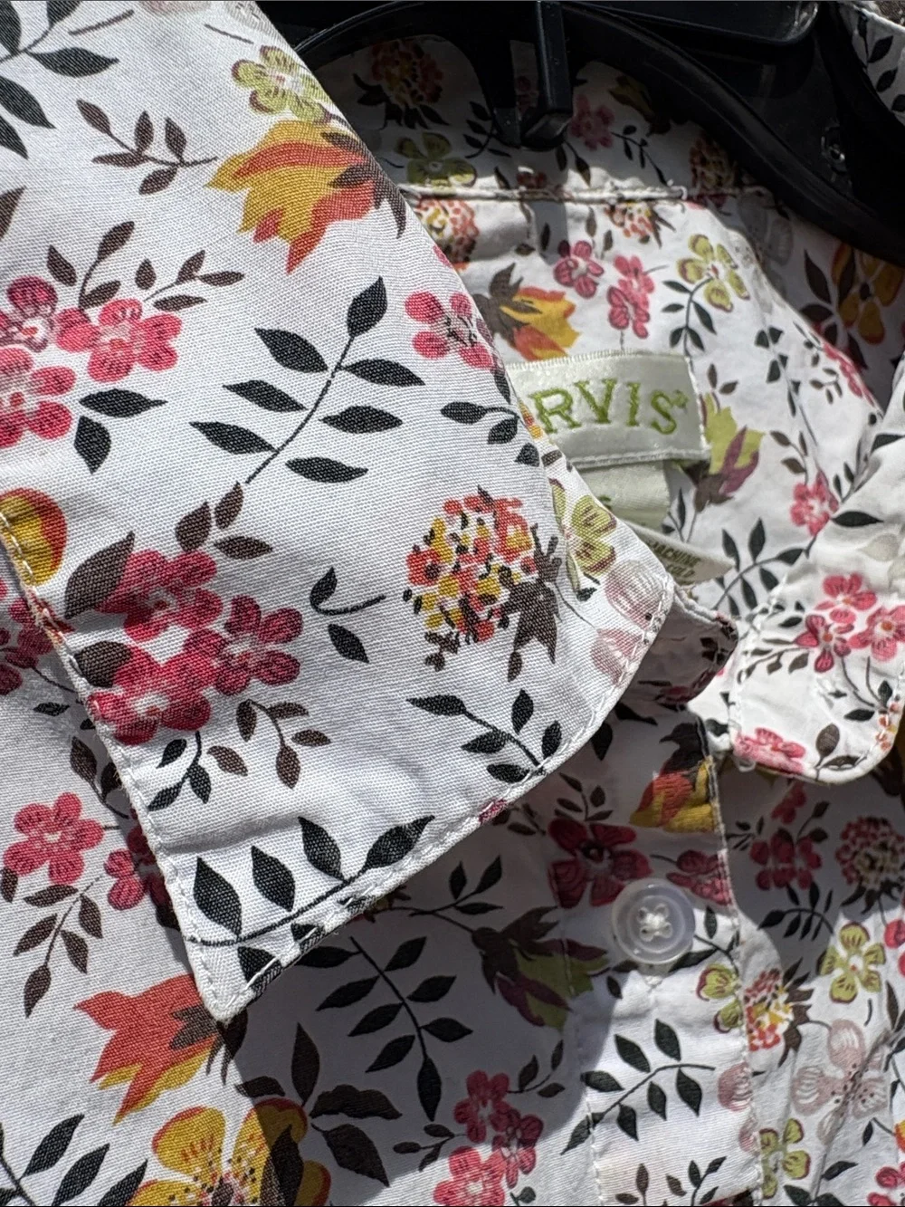 Orvis size 16 cotton floral button down.
